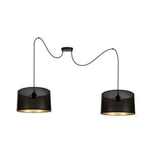 HEXE Csillár zsinóron ALDO 2xE27/60W/230V pók fekete 0018 kép