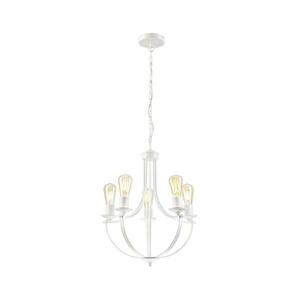 Csillár láncon GINA 5xE27/60W/230V fehér LM kép