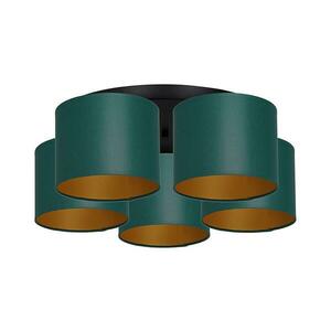 Felületre szerelhető csillár ARDEN 5xE27/60W/230V zöld/arany 3546 kép