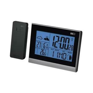 Vezeték nélküli időjárás állomás ébresztőórával 3xAAA fekete E3070 kép