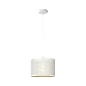 Csillár zsinóron LOFT SHADE 1xE27/60W/230V á. 25 cm fehér/arany 5265 kép