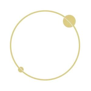 LED fali lámpa SATURNO LED/46W/230V 80 cm átmérő IP44 arany ML8861 kép