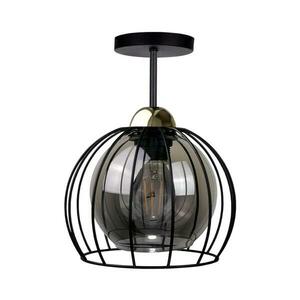 Keter Lighting Felületre szerelhető csillár SOLO BLACK 1xE27/60W/230V fekete/arany 1492 kép