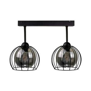 Keter Lighting Felületre szerelhető csillár SOLO BLACK 2xE27/60W/230V 1481 kép