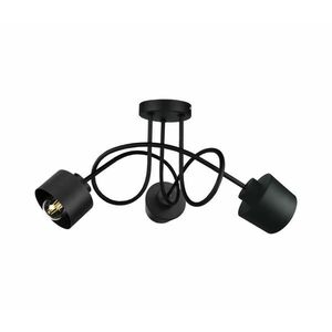 Keter Lighting Felületre szerelhető csillár SIMPLY BLACK 3xE27/60W/230V 2114 kép