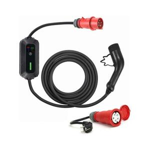 Utazási töltőállomás elektromos autókhoz EV/PHEV AC Típus 2 11 kW NSE001 kép