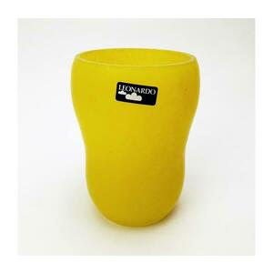 Üvegváza 14 cm sárga kép