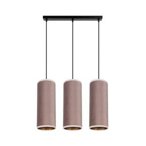 HEXE Láncos lámpa AVALO 3xE27/60W/230V rózsaszín/rez 0117 kép