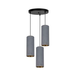 HEXE Csillár zsinóron AVALO 3xE27/60W/230V á. 35 cm szürke 0126 kép