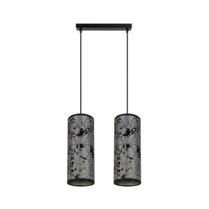 HEXE Csillár zsinóron AVALO 2xE27/60W/230V szürke/fekete 0137 kép