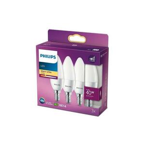 KÉSZLET 3x LED Izzó Philips B35 E14/5, 5W/230V 2700K 8718699773175 kép