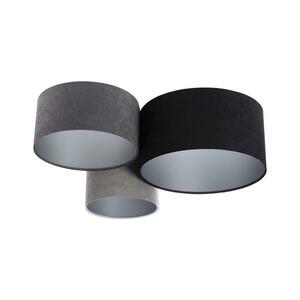 Mennyezeti lámpa SPACE 3xE27/60W/230V szürke/fekete/ezüst 080 kép