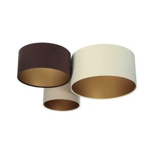 Mennyezeti lámpa SPACE 3xE27/60W/230V krém/barna/bézs 080 kép
