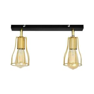 Spotlámpa TUBE 2xE27/15W/230V arany/fekete R kép