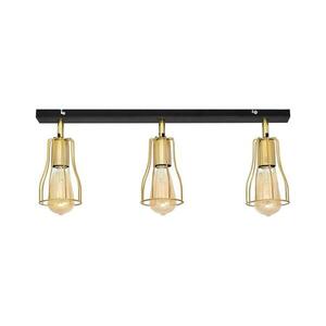 Spotlámpa TUBE 3xE27/15W/230V arany/fekete R kép