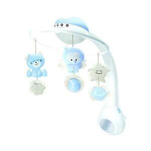 Infantino 3v1 zenélő kiságyforgó, 3xAAA, kék színű 004896 kép