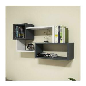 Fali polc AFRO 51x90, 6 cm fehér/antracit 835PUQ1601 kép