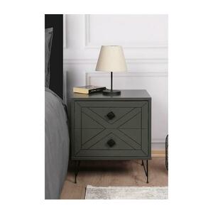 Éjjeliszekrény LUNA 55x50 cm antracit/fekete 854KLN3310 kép