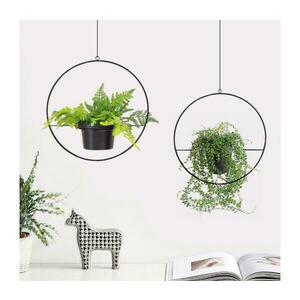 KÉSZLET 2x Függő virágcserép 25cm/30cm fém 968HBR1120 kép