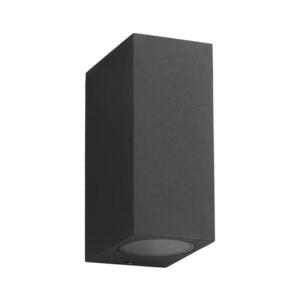 Kültéri fali lámpa BOKA 2xGU10/60W/230V IP44 fekete EKO8333 kép