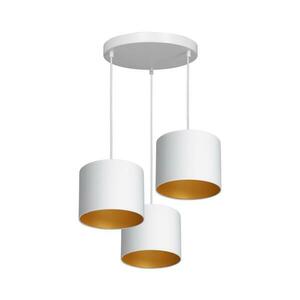 Csillár zsinóron ARDEN 3xE27/60W/230V fehér/arany 3449 kép