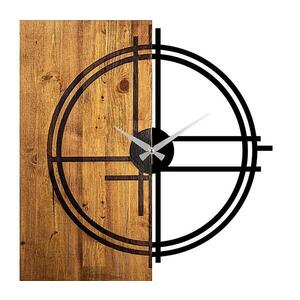 Fali óra 58x56 cm, 1xAA, fa/fém kivitel 539TNL1138 kép