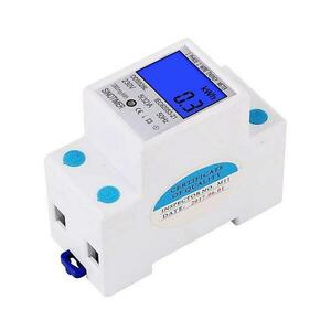 Digitális egyfázisú villanyóra DIN sínhez DDS528L R239C kép