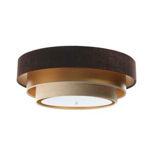TRINITI mennyezeti lámpa 2xE27/60W/230V barna/arany/beige 050 kép