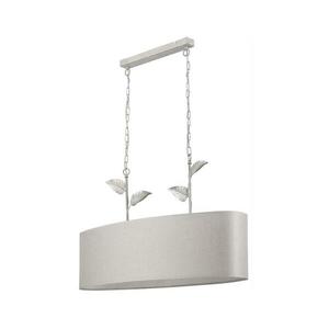 Csillár láncon NOEMI 2xE27/60W/230V ezüst LM kép