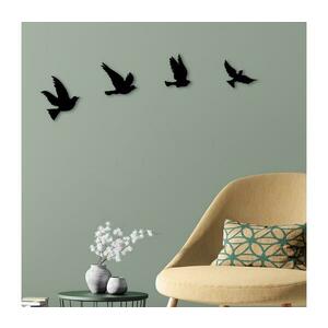 4 db fali madár dekoráció, fém 899SKL2355 kép