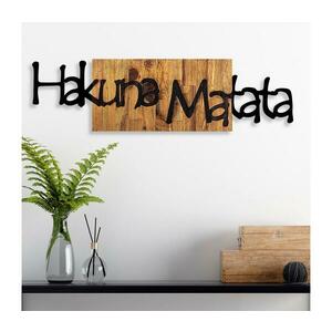 Fali dekoráció 30x108 cm fa/fém 899SKL2202 kép