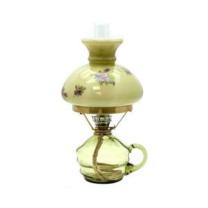 Floriánova huť Petroleumlámpa KLÁRA 34 cm erdőzöld színben 111 kép