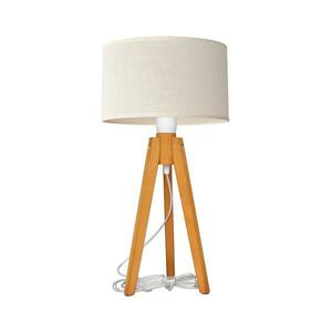 Asztali lámpa ALBA 1xE27/15W/230V krém/tölgy B kép