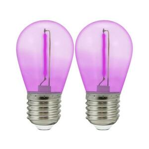 KÉSZLET 2x LED Izzó PARTY E27/0, 3W/36V lila 322227 kép