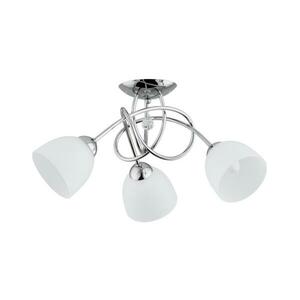 Felületre szerelhető csillár MODENA 3xE27/60W/230V króm/fehér 62294 kép