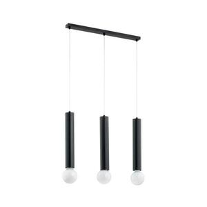 Csillár zsinóron TWISTER 3xE27/60W/230V fekete 62271 kép
