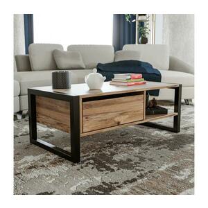 HALDIZEN konferenční stolek 55x105 cm černá/hnědá 854KLN2807 kép