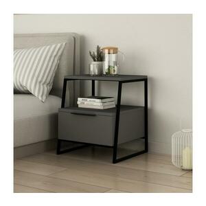 Éjjeliszekrény PAL 50x45 cm fekete/antracit 855DTE3513 kép