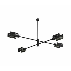 Csillár rúdon ASTRA 4xE27/60W/230V fekete MLP8679 kép