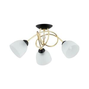 Felületre szerelhető csillár MODENA 3xE27/60W/230V arany/fekete/fehér 62298 kép