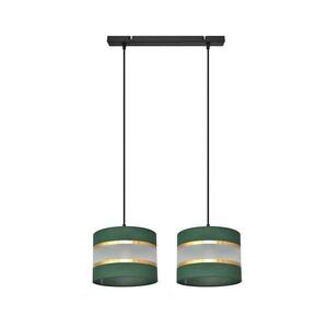 Csillár zsinóron HELEN 2xE27/15W/230V zöld/arany W kép