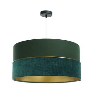 Csillár zsinóron TWIST 1xE27/60W/230V zöld/arany 0Ex0 kép