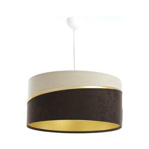 Csillár zsinóron SWING 1xE27/60W/230V barna/bézs/arany 01A kép