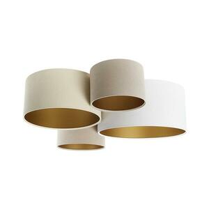 Mennyezeti lámpa SPACE 4xE27/60W/230V bézs/fehér/arany 084 kép