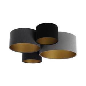 Mennyezeti lámpa SPACE 4xE27/60W/230V szürke/fekete/arany 084 kép