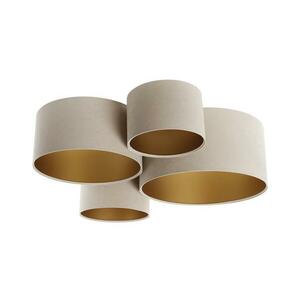 Mennyezeti lámpa SPACE 4xE27/60W/230V bézs/arany 084 kép