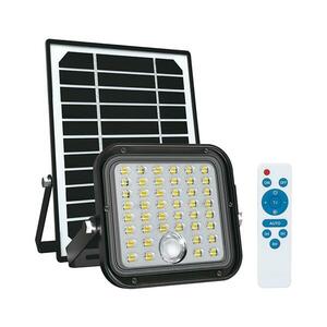 Kültéri LED napelemes reflektor érzékelővel, 10W, 4000K, IP65 + távirányító KFNSR10NB kép