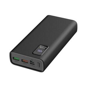 Power Bank LED kijelzővel 20000 mAh Power Delivery 3, 7V fekete PMPB20WQC727B kép