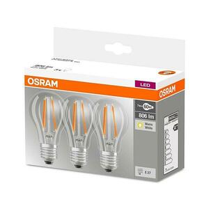 KÉSZLET 3x LED Izzó VINTAGE E27/7W/230V 2700K kép