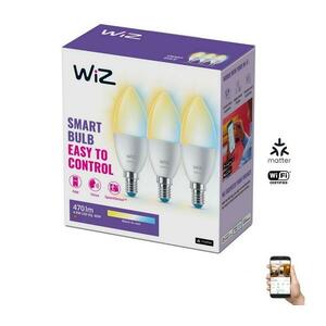 KÉSZLET 3x LED Dimmelhető izzó C37 E14/4, 9W/230V 2700 kép